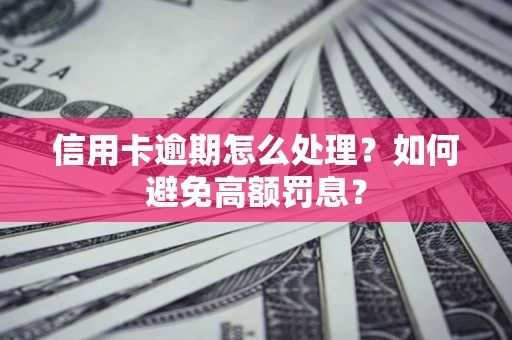 济南信用卡逾期怎么处理？如何避免高额罚息？