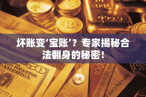 济南坏账变‘宝账’？专家揭秘合法翻身的秘密！