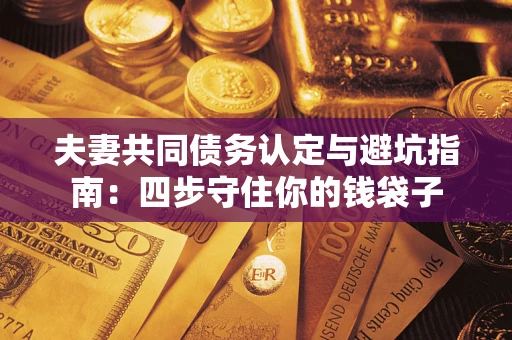 济南夫妻共同债务认定与避坑指南：四步守住你的钱袋子