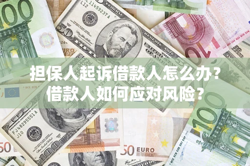 济南担保人起诉借款人怎么办？借款人如何应对风险？