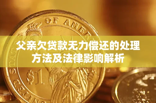 济南父亲欠贷款无力偿还的处理方法及法律影响解析