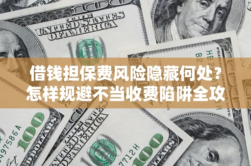 济南借钱担保费风险隐藏何处？怎样规避不当收费陷阱全攻略！